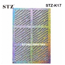 Винилови Стикери, Шаблони за Многократна Употреба за Нокти STZK17